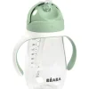 Shop All|Beaba - Straw Sippy Cup, Sage - cutbabycare.com | baby boutique & care hub