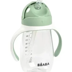 Shop All|Beaba - Straw Sippy Cup, Sage - cutbabycare.com | baby boutique & care hub