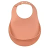 Shop All|Beaba Silicone Baby Infant Toddler Bib With Neck Fastener - Terracotta - cutbabycare.com | baby boutique & care hub