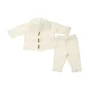 Shop All|Beba Bean Knit Hoodie And Pant Set, Ivory - cutbabycare.com | baby boutique & care hub