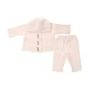 Shop All|Beba Bean Knit Hoodie And Pant Set, Pink - cutbabycare.com | baby boutique & care hub