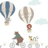 Shop All|Bedtime Originals - Up Up & Away Hot Air Ballon Animals Wall Decals - cutbabycare.com | baby boutique & care hub