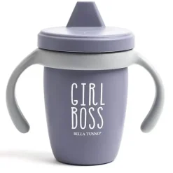 Shop All|Bella Tunno - Girl Boss Happy Sippy Cup, Purple - cutbabycare.com | baby boutique & care hub