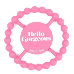 Shop All|Bella Tunno - Hello Gorgeous Teether, Pink - cutbabycare.com | baby boutique & care hub