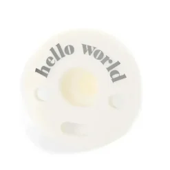 Shop All|Bella Tunno - Hello World Pacifier, White - cutbabycare.com | baby boutique & care hub