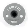 Shop All|Bella Tunno - I Am Fun Pacifier, Grey - cutbabycare.com | baby boutique & care hub