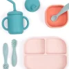 Shop All|Bella Tunno - Little Bites Bundle, Baby Feeding Set, 100% Food-Grade Silicone, Confetti Castle - cutbabycare.com | baby boutique & care hub