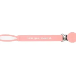 Shop All|Bella Tunno - Love You Mean It Pacifier Clip - cutbabycare.com | baby boutique & care hub