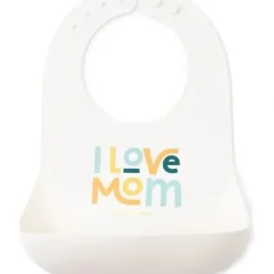 Shop All|Bella Tunno - Wonder Bib, Silicone Baby Bib for Girls & Boys, Non-toxic BPA Free Soft Silicone Bib, I Love Mom - cutbabycare.com | baby boutique & care hub