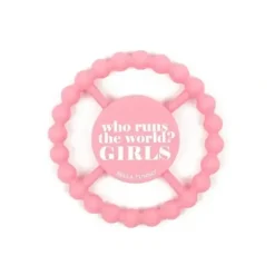 Shop All|Bella Tunno Who Runs The World Happy Teether - cutbabycare.com | baby boutique & care hub
