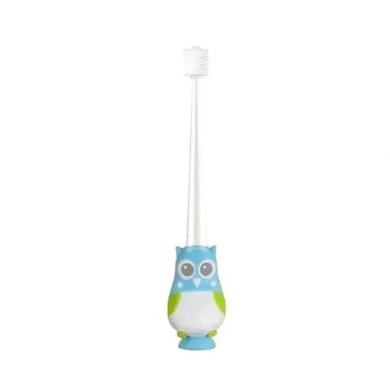 Shop All|Beloved Owl The Fun Kids Toothbrush Blue 2Y + - cutbabycare.com | baby boutique & care hub