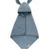 Bath Potty|Bibs - Kangaroo Hoodie Towel Baby, Petrol - cutbabycare.com | baby boutique & care hub