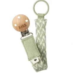 Shop All|Bibs - Pacifier Clip, Sage/Ivory - cutbabycare.com | baby boutique & care hub