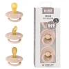 Health Safety|Bibs - Pacifiers 0-6 Months, 3-Pack Soothers, BPA-Free Symmetrical Nipple, Blush - cutbabycare.com | baby boutique & care hub