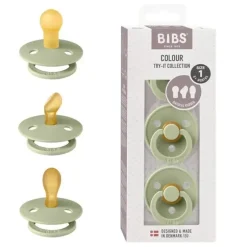 Health Safety|Bibs - Pacifiers 0-6 Months, 3-Pack Soothers, BPA-Free Symmetrical Nipple, Sage - cutbabycare.com | baby boutique & care hub