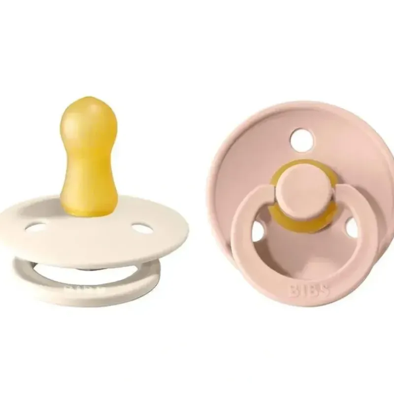 Shop All|BIBS - 2Pk Blush/Ivory Natural Rubber Baby Pacifier, 0/6M - cutbabycare.com | baby boutique & care hub