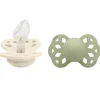 Shop All|BIBS - 2Pk Ivory/Sage Infinity Anatomical Pacifier, 6/18M - cutbabycare.com | baby boutique & care hub