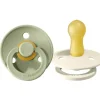 Shop All|BIBS - 2Pk Sage/Ivory Natural Rubber Baby Pacifier, 0/6M - cutbabycare.com | baby boutique & care hub