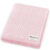 Car Seats|Bleu La La - 100% Luxury Organic Cotton Ribbed Baby Swaddle Blanket, Bluh Pink - cutbabycare.com | baby boutique & care hub