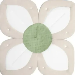 Bath Potty|Blooming Bath - Lotus Flower Bath Mat Sink Cushion, Olive - cutbabycare.com | baby boutique & care hub