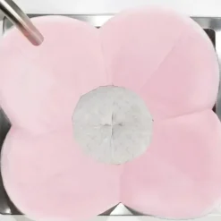 Bath Potty|Bloomingbath.com - Poppy Flower Bath Mat - Sink Bathtub Cushion for Baby, Pink/Gray - cutbabycare.com | baby boutique & care hub