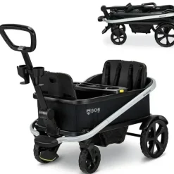 Gear Travel|BOB - Renegade (3 Seater) Stroller Wagon, Nightfall - cutbabycare.com | baby boutique & care hub