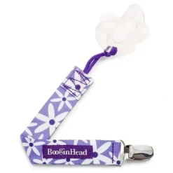Shop All|Booginhead - PaciGrip Pacifier Clip, Purple Daisy - cutbabycare.com | baby boutique & care hub
