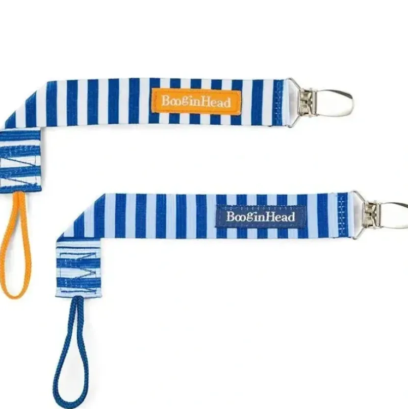Shop All|Booginhead 2-Pack Pacifier Clips, Nautical Blue - cutbabycare.com | baby boutique & care hub