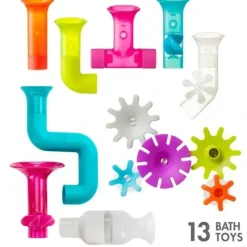 Bath Potty|Boon - Baby Bath Time Toys PIPES + TUBES + COGS Bundle - cutbabycare.com | baby boutique & care hub