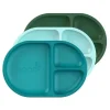 Shop All|Boon - CHOW Bbay and Toddler Silicone Divided Plate Set, Blue - cutbabycare.com | baby boutique & care hub