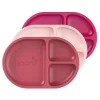 Shop All|Boon - CHOW Silicone Unbreakable Divided Plates Set For Toddlers – Pink Multicolor - cutbabycare.com | baby boutique & care hub
