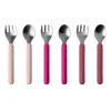 Shop All|Boon - CHOW Toddler Stainless Steel Utensil Set, Pink - cutbabycare.com | baby boutique & care hub