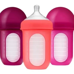 Shop All|Boon - Nursh 8Oz Bottle 3Pk, Pink Multi - cutbabycare.com | baby boutique & care hub