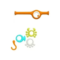 Bath Potty|Boon Cast Fishing Pole Bath Toy Multicolor Orange - cutbabycare.com | baby boutique & care hub