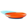 Shop All|Boon Catch Plate - Blue / Tangerine - cutbabycare.com | baby boutique & care hub