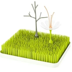 Shop All|Boon Lawn Drying Rack Holder Dryer w/ Twig & Stem for Baby Bottle Green/White - cutbabycare.com | baby boutique & care hub