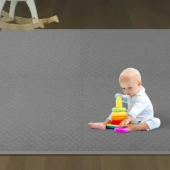 Shop All|BoPeep EVA Foam Kids Play Mat Floor Kid Crawling Interlocking Home Grey 60x60 - cutbabycare.com | baby boutique & care hub