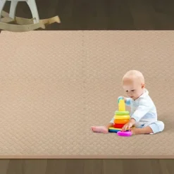 Shop All|BoPeep EVA Foam Kids Play Mat Floor Kid Crawling Interlocking Home Beige 60x60 - cutbabycare.com | baby boutique & care hub