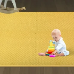 Shop All|BoPeep EVA Foam Kids Play Mat Floor Kid Crawling Interlocking Home Yellow 60x60 - cutbabycare.com | baby boutique & care hub