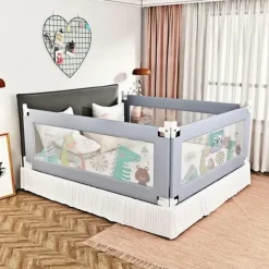 Shop All|BoPeep Kids Baby Safety Bed Rail Guard Adjustable Folding Child Toddler S Grey - cutbabycare.com | baby boutique & care hub
