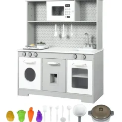 Shop All|BoPeep Kids Kitchen Set Pretend Play Wooden Toys Playset Cooking Food Utensils - cutbabycare.com | baby boutique & care hub