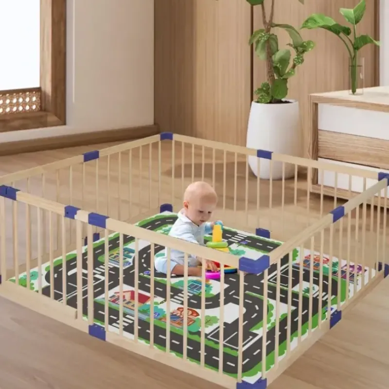 Shop All|BoPeep Kids Playpen Wooden Baby Safety Gate Fence Child Play Game Toy Security L - cutbabycare.com | baby boutique & care hub