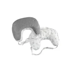 Nursing Feeding|Boppy - Best Latch Nursing Pillow Gray Pennydot Leaf Stripe - cutbabycare.com | baby boutique & care hub