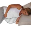 Shop All|Boppy - Pregnancy Pillow Wedge with Cover, Gray Stripe - cutbabycare.com | baby boutique & care hub