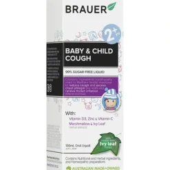 Health Safety|Brauer Baby & Child Cough 100mL - cutbabycare.com | baby boutique & care hub