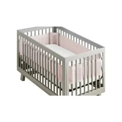 Shop All|BreathableBaby - Breathable Mesh Crib Liner, Deluxe Ruffle Collection, Blush - cutbabycare.com | baby boutique & care hub
