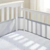 Shop All|BreathableBaby - Classic Breathable Mesh Crib Liner, Gray - cutbabycare.com | baby boutique & care hub