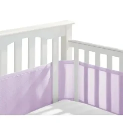 Shop All|BreathableBaby - Classic Breathable Mesh Crib Liner, Lavender - cutbabycare.com | baby boutique & care hub