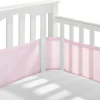 Shop All|BreathableBaby - Classic Breathable Mesh Crib Liner, Light Pink - cutbabycare.com | baby boutique & care hub