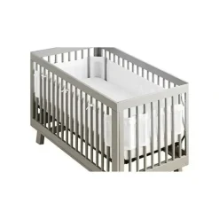 Shop All|BreathableBaby - Deluxe Breathable Mesh Crib Liner, White Ruffle - cutbabycare.com | baby boutique & care hub